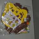 Interactive Felt Cat Maze Box with Cartoon Cat-Shaped Post, Fish-Shaped Puzzle ExerciseHide Seek Moving Toy for Cats, Mental Enrichment Self-Play Toy Encourages Hunting Instincts with 4 Balls