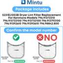 Dryer Lint Filter Replacement For LG Dryer DLGX2551R DLGX2551W DLGX2651R DLGX2651W DLGX2656V DLGX3071R DLGX3071W DLGX7188RM DLGX7188WM DLGX8388NM DLGX8388WM