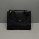 LOVEVOOK Laptop Bag for Women, Fashion Computer Tote Large Capacity, Leather Shoulder Bag Purse Set, Professional Business Work Briefcase for Office Lady 2PCs, Fit 15.6 Inch Laptop, Black