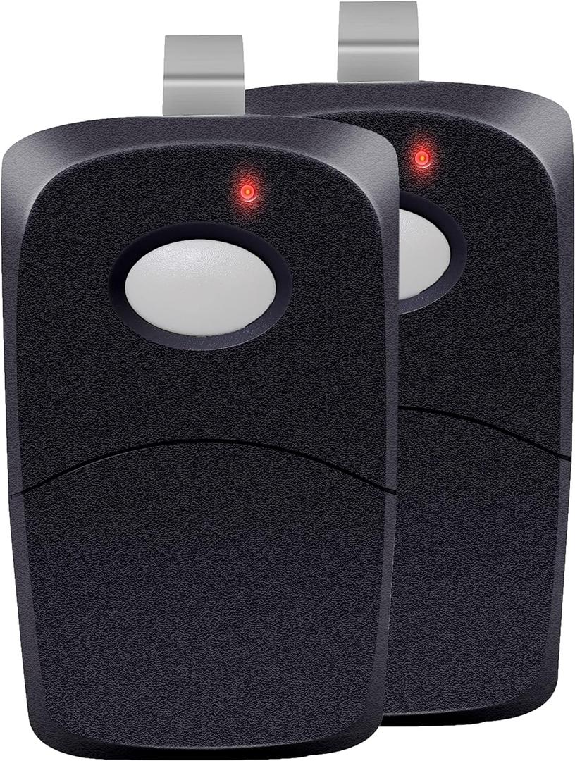 2 for Multi-Code 3089 MultiCode 308911 Linear MCS308911, 300MHZ 10 Dip Switch Gate Opener Remote, Multi Code Garage Door Opener10-Year-Warranty (Black)