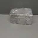 Set Of 2 Storage Organizer Bins Wall Mounted Shower Caddy, Bathroom shelves Stackable Clear Plastic Toothbrush Holder Adhesive Hanging Bin for Bathroom, Kitchen, Cabinet, Shower BPA Free Small, Clear-4.33x3.54x4.53in