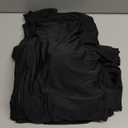 Islamic Burkini Swimsuits for Women Muslim Modest Swimwear Swim Dress Top + Pants + Hijab Beachwear (Large, Black Solid)