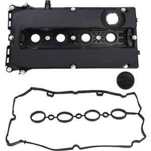 KUSATEC Engine Valve Cover Kit with Gasket Fit for Chevy Cruze 2011-2016/ Trax 2013-2020/ Sonic 2012-2018/ Aveo, Saturn Astra, Pontiac G3; 1.6L 1.8L L4; Replace 55564395 55558673