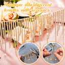 Rhinestone Fringe Belt Beaded Ribbon Diamond Tassel Chain for Jeans Clothing Accessories DIY Decoration