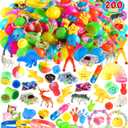 200 Pack Prefilled Easter Eggs with Assorted Toys, Easter Theme Surprise Eggs for Basket Stuffers/ Fillers, Filling Treats, Classroom Prize Supplies, Easter Eggs Hunt Party Favors for Kids - C2