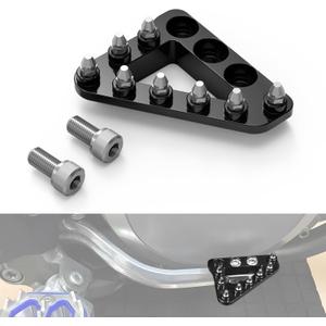 Motorcycle Rear Brake Pedal Plate Tip Compatible with KTM 690 Enduro R 2008-2023 690 SMC R 2019-2023 790 Adventure R 2019-2023 890 Adventure R 2021-2023 1050 Adventure R 2015-2016,See fitment (black)
