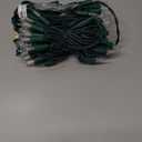 100 LED Warm White Green Wire Christmas String Lights, UL Certified and Commercial Decorative Lighting String 35 Ft, for Indoor Outdoor Christmas Trees, Patio, Trees.