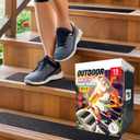 Outdoor Stair Treads Non Slip 24" x 4" - 15-Pack Weather Resistant Exterior Grip Tape for Wooden Steps - Anti Skid Strips - Waterproof 80-Grit Adhesive Treads