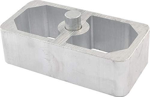 Allstar Performance ALL56132 2.5" Wide x 5" Long x 2" High 9/16" Pin Diameter Extruded Aluminum Lowering Block