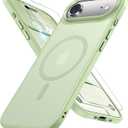 Miracase Magnetic for iPhone Air Case with Screen Protector(Compatible with MagSafe), Slim Thin Translucent Matte Military-Grade Protected Phone Cover for iPhone 17 Air 6.5", Green
