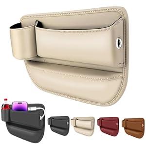 Cup Holder Gap Filler, Car Gap Filler Organizer, Car Gap Filler, Gap Filler Organizer, Car Gap Holder, Suitable Most Vehicles (Driver Seat - Black)