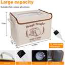 Folding Bread Proofing Box - Foldable Dough Proofer Boxs, with 6-speed 50-131 Temp Control & 9-speed 48H Timer, Fermentation box for Sourdough, Pizza, Yogurt, Kombucha
