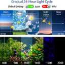 hygger IP68 Waterproof LED Aquarium Light 24/7 Cycle Full Spectrum Fish Tank Light with Timer Adjustable Brightness 12 Colors Aquarium Lamp for 25-30 in Freshwater Planted Tank