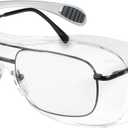 MCR Safety Glasses OG110AF Law Over The Glass Safety Dialectric Glasses, Polycarbonate Clear Lens with UV Protection, Scratch Resistant and Anti-Fog Coating , 1 Pair (One Size)