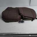 NS YOLO Full Coverage Leather Car Seat Covers Full Set Custom Fit for 2020 2021 2022 Tesla Model Y with Waterproof Leatherette in Automotive Interior Accessories (Brown)