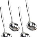 4 Pieces Stainless Steel Ladle, Small Soup Gravy Soup Spoon