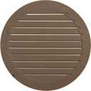 Ekena Millwork 24"W x 24"H x 1 1/8"P, Round Gable Vent Louver, Functional