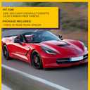 Rear Spoiler Wing Compatible with 2005-2013 Chevy Chevrolet Corvette C6 ZR1 H Style Rear Trunk Lid Wing Spoiler (Carbon Fiber)