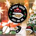3 x Funny Christmas Home Decor Christmas Gifts Xmas Wall Decor Xmas Vacation Holiday Movie Party Decor Sign for Home Farmhouse Kitchen (a lovely cheese)