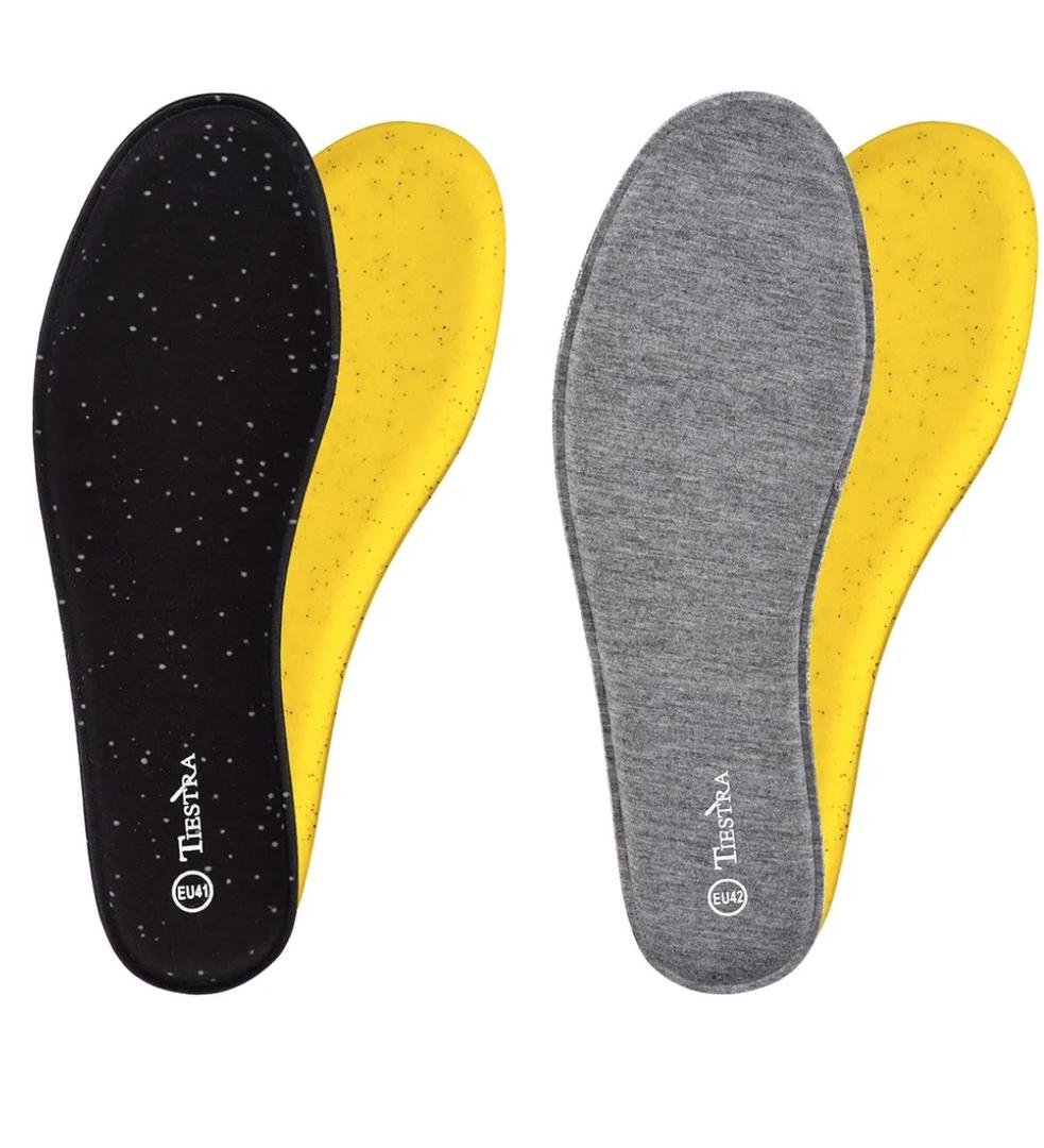 2 Pair -Shoe Inserts for Mens Memory Foam Insoles,Replacement Insoles for Work Boots Running Shoes, Cushion Shock Absorbing for Foot Pain Relief, Comfort Breathable Inner Soles