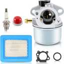 AUTOKAY 799868 Carburetor kit Compatible with 6-6.75 HP Craftsman Snapper 22" Push Mower Carb, with Air Filter Spark Plug Re#498170 799872 694202 497586 498254 Lawn Mower Parts