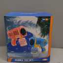 EagleStone 2 Pack Bubble Gun Machine for Kids, Automatic Light Up Bubble Blower with 4 Bottles 10 Bags Refill Solution, Bubble Guns Blaster for Toddlers, Outdoor Toys Gifts, Wedding Easter Party Favor (Pink)