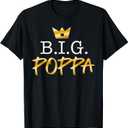 Two Legit To Quit Poppa Decorations Boy 2nd Birthday Hip Hop T-Shirt. 2XL Size