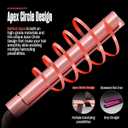 2-in-1 Hair Straightener Flat Iron by BeKind Apex | 1 460F Straightener and Curler for All Hairstyles | UltraSmooth Tech | 15s Fast Heating & Temp Memory | Gift Set for Girls Women (Apex Peach)