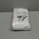 H.VERSAILTEX White Blackout Curtains, Thermal Curtains 96 inches Long 100% Blackout Textured Linen Look Curtain Draperies Anti-Rust Grommet Drapes, 2 Panels, Bright White, 52 x 96