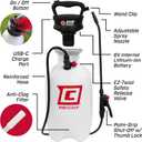 CHAPIN 28324 2-Gallon Battery Powered Sprayer for Lawn & Garden