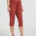 Real Essentials 2 Pack: Womens Tank Top & Capri Pajama Set - Super-Soft Sleeveless Summer Loungewear (Plus (XXXL)