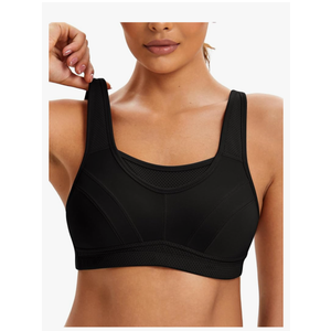 ZeroBound Women's Sports Bra High Impact Large Bust Full Coverage Workout Bras Adjustable Wirefree NO Padded Bra, Size 40DDD