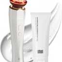 INIA 3-in-1 Skin Tightening Device True Beauty Glow Facial Massager Red Light Therapy for Face and Neck
