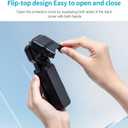 Gimbal Cover Case for DJI Osmo Pocket 3 Camera Lens Protector Cap,Flip Design Handheld Gimbal Protection Case for Osmo Pocket 3 Accessories