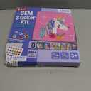 EZCRA Easy Arts and Crafts for Kids - Fun Gem Sticker Kit - 8 Unicorn Princess Themes, 990+ Stickers - Gem Art for Kids - Diamond Art Kits - Gifts for Girls Ages 3-8