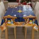 Christmas Tablecloth 2 PC, 52×105 inch