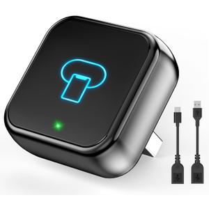 2026 Upgraded Wireless CarPlay Adapter and Android Auto Adapter,Mini Carplay Adapter Convert Wired CarPlay to Wireless,Fast Seamless Use Supports 1000+ Car's with Built-in Wired Car Play/Android Auto