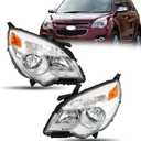 labwork Headlight Assembly Replacement for Chevy Equinox 2011-2015 Headlights w/o Clear Reflector Set Driver and Passenger Side