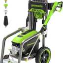 Greenworks Pro Brushless 2300 PSI (SGS Certified) 2.3 GPM Max / 1.2 GPM Electric Pressure Washer (Foldable Handles, Rugged Steel Frame, 25 FT Hose, 35 FT GFCI Power Cord)