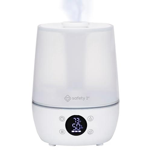 Safety 1st Humid Control Filter Free Humidifier, Detects temperature and humidity levels, White