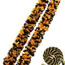 Cindeer Graduation Leis 2025 Braided Honor Cords with Tassels Class of 2025 Ribbon Necklace 47 Inch Graduation Gift Party Accessories for Women and Men (Black and Gold)