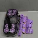 Conair Hot Rollers for Long, Medium & Short Hair, 12 Ceramic Flocked 1-Inch and 1-Inch Heated Hair Rollers with Clips, Hot Curlers for Women, Volume & Curls