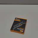 Misxi 2 Pack PC Case Built-in Tempered Glass Screen Protector Compatible with 49mm Apple Watch Ultra 3 (2025) / Ultra 2 / Ultra, Shockproof Protective Cover with Button for iWatch, 1 Black + 1 Transparent