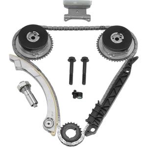Timing Chain Kit w/VVT Compatible with Chevrolet Equinox 11-17 Impala Malibu 14 Cobalt HHR 09-10, Buick Regal LaCrosse Verano 12-17, GMC Terrain 11-17, Pontiac G5 L4 2.2L 2.4L Ecotec Replace# 12621505