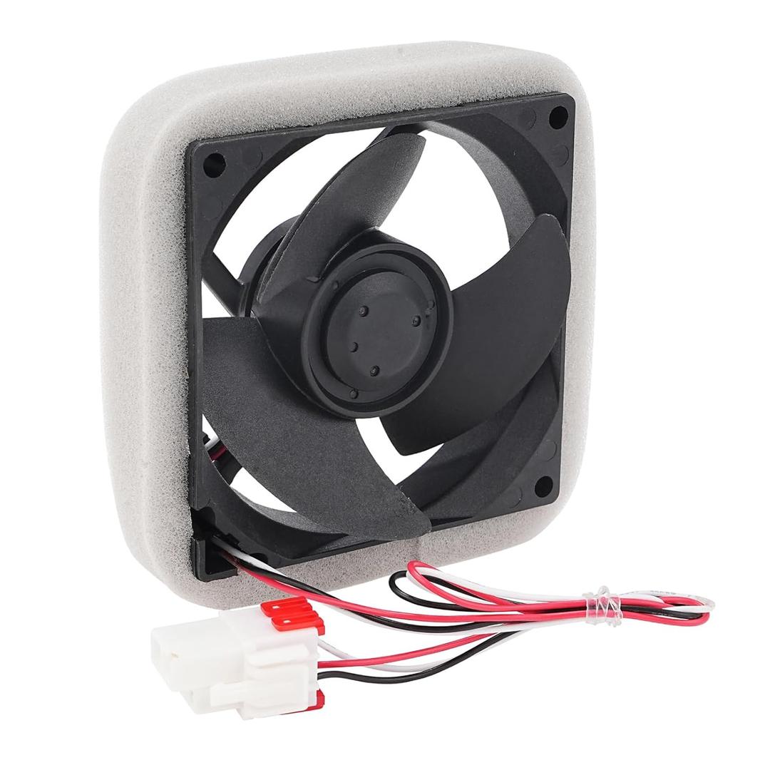 Refrigerator Evaporator Fan Motor Assembly DA81-06013A for Samsung RF18HFENBSR, RF28HFEDBSR, RF26HFENDSR, RF260BEAESR, RF263BEAESR, RF28HMEDBSR, RF30HBEDBSR U92C12MS1B3-52 DA31-00287A Replacement