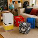Back to School Balloon Box Decorations Set Balloon Boxs for School Decor, 11" x 11" x 11"