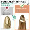 Ponytail Extension Claw 18" 20" Long Curly Wavy Straight Clip in Natural Looking Synthetic Hair Extension Ponytail Hairpiece for Women Ash Blonde mix Ginger Brown