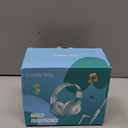 Candy Bila Kids Headphones, Wired Headphones for Kids Over Ear with Microphone, 85/94dB Volume Limiter Headphone for Girls Boys, Foldable Headphone for Learning & Entertainment,Gradient Purple