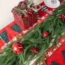 5FT Artificial Norfolk Pine Garland Realistic Green Faux Greenery Garland for Christmas Table, Fireplace, Mantle, Window, Stairs, Indoor, Outdoor Holiday Decor1PCS