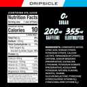 PRIME Energy DRIPSCICLE, Sugar Free Energy Drink, 200mg Caffeine and 355mg of Electrolytes for Hydration, Low Calorie, Vegan, Gluten Free, 16 Fluid Ounce, 12 Pack (EXP 07/28/26)